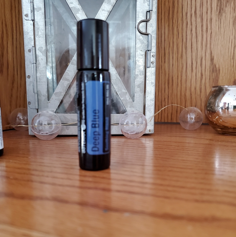 Deep blue roll on
